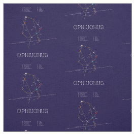 Tecido Constelação Zodiac Ophiuchus