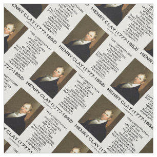 Tecido Constituição De Henry Clay Da Posteridade Dos Esta