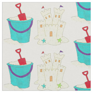 Tecido Construa uma pá de vela de areia Balde de Sandcast