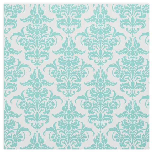 Tecido Cor damasco - Aqua (Modelo)