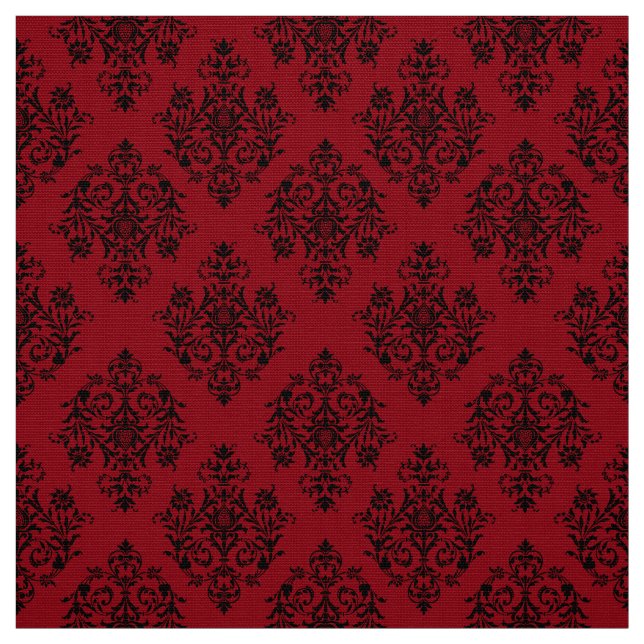 tecido Cor damasco Barroco ornamentado (Modelo)