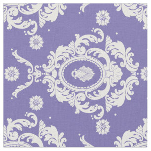 Tecido Cor damasco Floral Violet Vintage