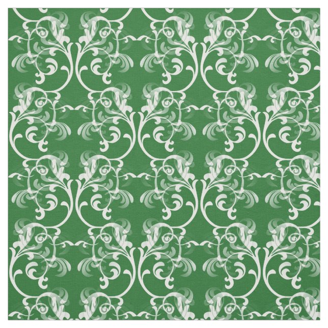 Tecido Cor damasco Verde Parisiense (Modelo)
