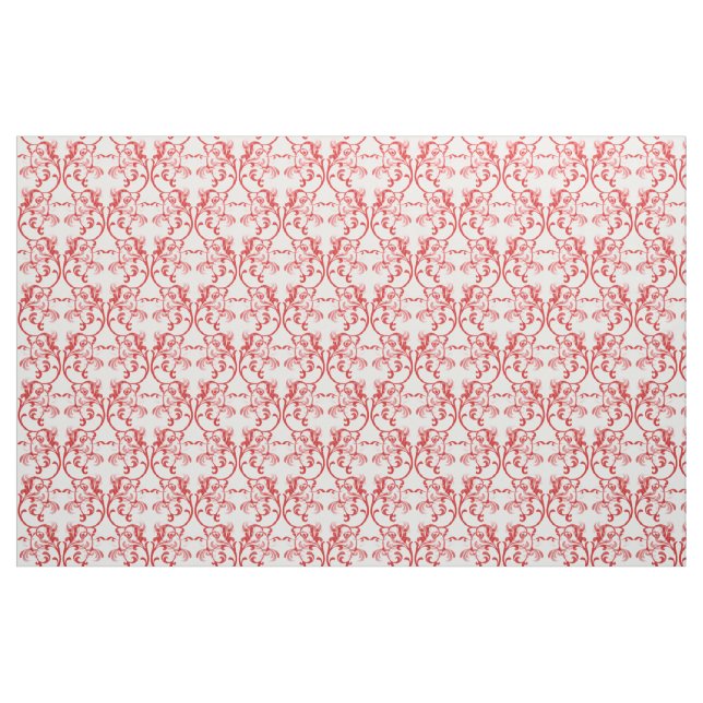 Tecido Cor damasco Vermelho Parisiense (Fat Quarter)