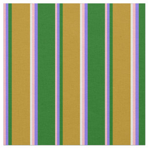Tecido Cor-de-rosa, Azul-estilhaço, Verde, Dourado Escuro