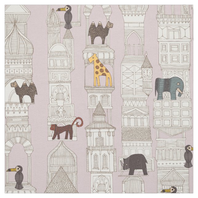 Tecido cor-de-rosa da selva urbana (Modelo)