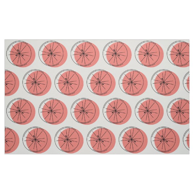 Tecido cor-de-rosa grande impressão (Fat Quarter)