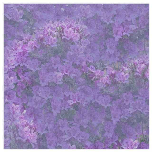 Tecido cor muito peri-pantone Flores pelargónio (Detalhe)