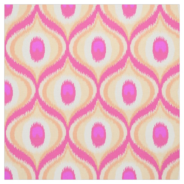 Tecido Cor rosa e cor laranja, kat marroquino design (Modelo)