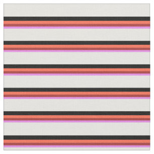 Tecido Cor Violeta, Marrom, Vermelho, Preto e Branco