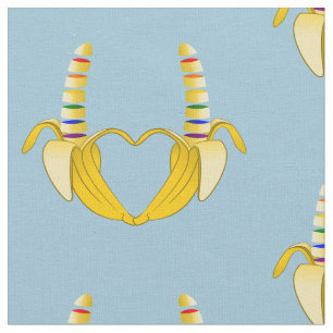 Tecido Coração da Liberdade do Orgulho gay da Banana