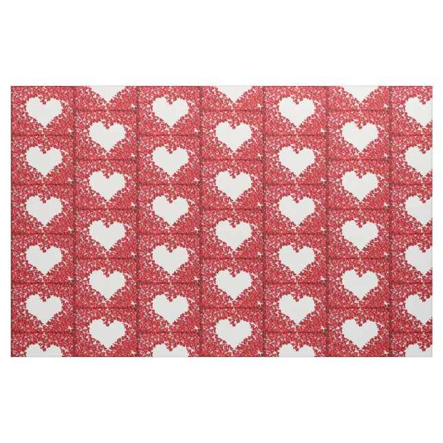 Tecido Coração das Flores (Fat Quarter)