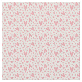 Tecido Coração Rosa Suave Personalizado