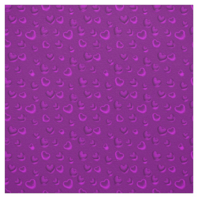 Tecido Coração Roxo Elegante Moderno e Elegante de Luxo (Modelo)