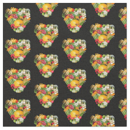 Tecido Corações de Colheita Vegetal