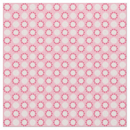 Tecido Corações de valentine rosa bolinhas