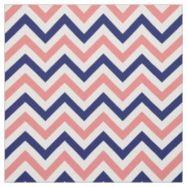 Tecido Coral Claro, Marinho, GV Branco Chevron ZigZag Sz6