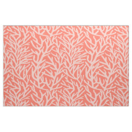 Tecido Coral Cor-De-Água Rosa Na Costa Do Tomate Bisque
