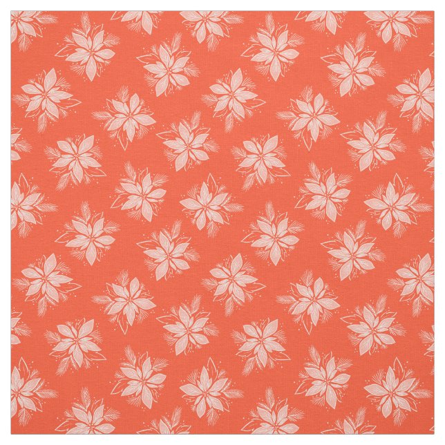 Tecido Coral Poinsettia Flor (Modelo)