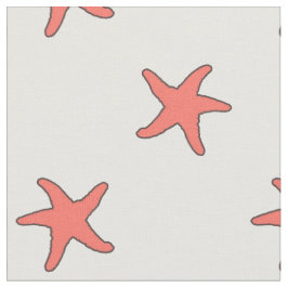 Tecido Coral Starfish Pattern