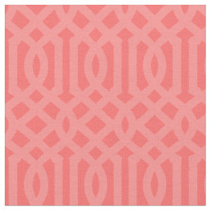 Tecido Coral Suave Trellis