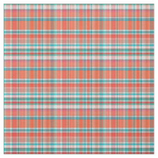 Tecido Coral, Teal, Estilo branco de pré-disquete Madras