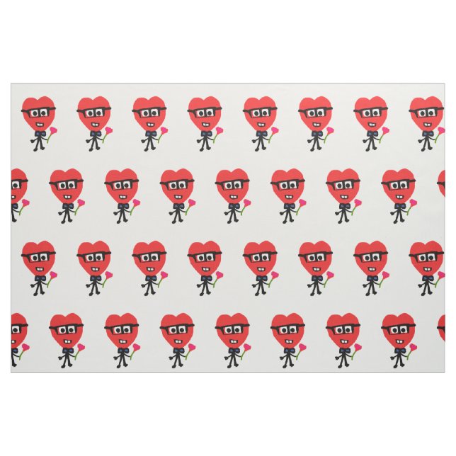Tecido corazon enamorado (Fat Quarter)