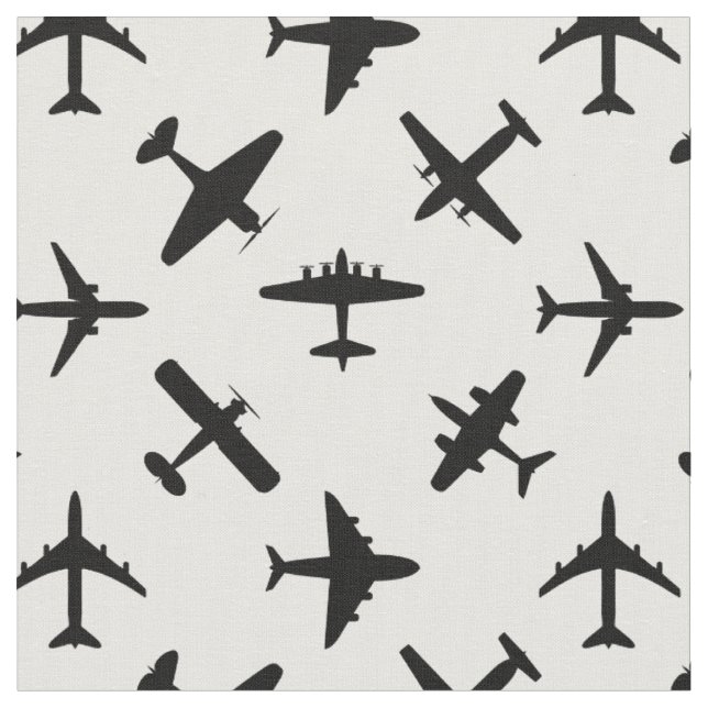 Tecido Cores e tamanho de azulejo personalizados de aviõe (Detalhe)