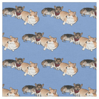 Tecido Corgis Welch