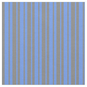 Tecido Cornflower Blue & Cinzas