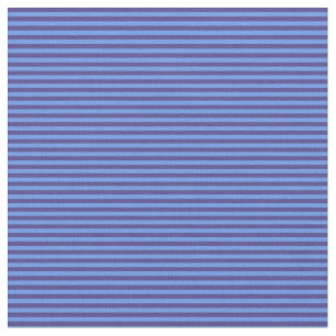 Tecido Cornflower Blue e Dark Slate Blue Stripes