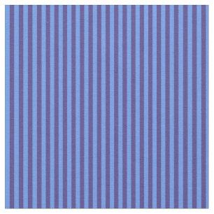 Tecido Cornflower Blue e Dark Slate Blue Stripes