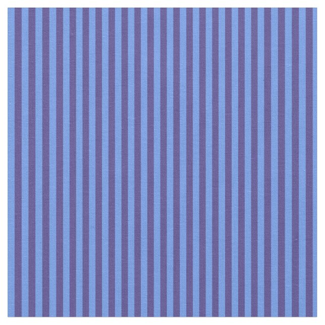 Tecido Cornflower Blue e Dark Slate Blue Stripes (Detalhe)