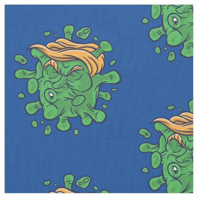 Tecido coronavirus donald trump virus (Detalhe)
