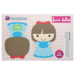 Tecido Corte e Costura da Branca de Neve - Projeto DIY Fá
