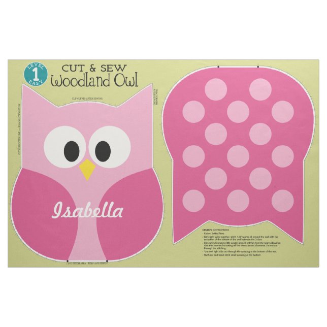 Tecido Corte e mastigue animais estofados personalizados  (Fat Quarter)