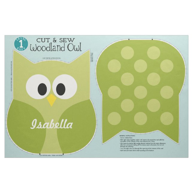 Tecido Corte e mastigue animais estofados personalizados  (Fat Quarter)