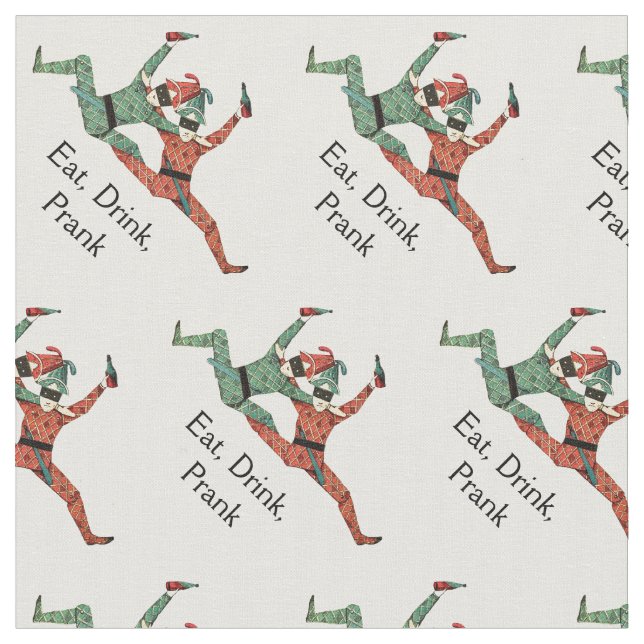 Tecido Corte Jesters April Fool's Day (Detalhe)