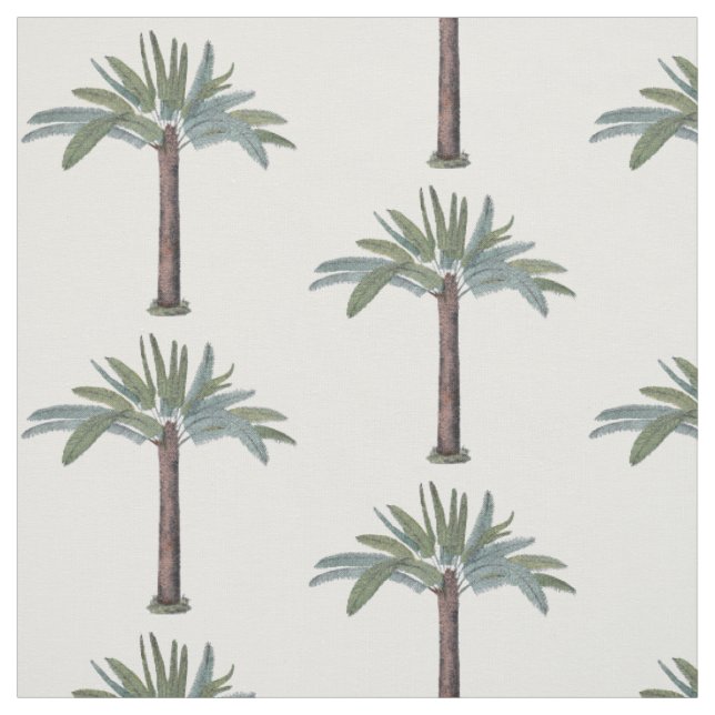 Tecido Costume tropical pintado à mão da palmeira (Modelo)