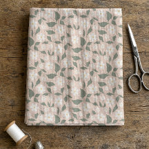 Cottagecore Rosa & Branco Floral Botânico de Marga