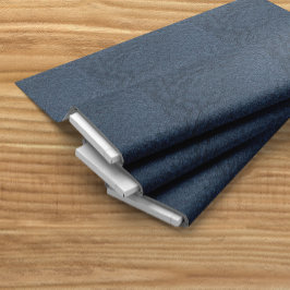 Tecido Couro Azul De Alligador