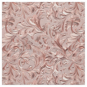 Tecido Couro de ouro rosa festivo