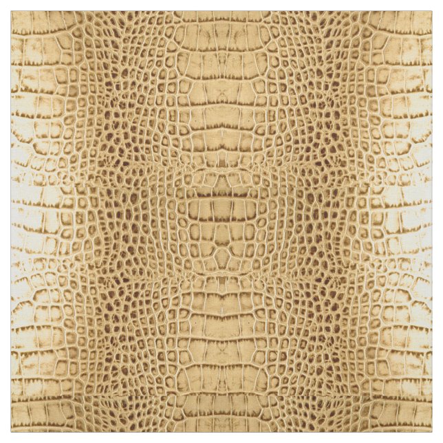 Tecido couro marrom Dourado do sudoeste do jacaré (Modelo)