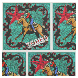 Tecido Couro Roping do falso do vaqueiro ocidental do