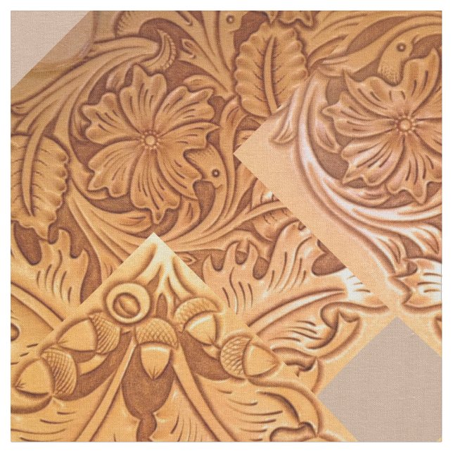 Tecido Couro russo castanho-do-oeste (Detalhe)