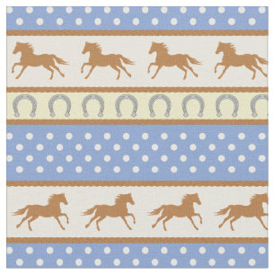 Tecido Cowboy Cute Baby Nursery Country Crianças Cavalo