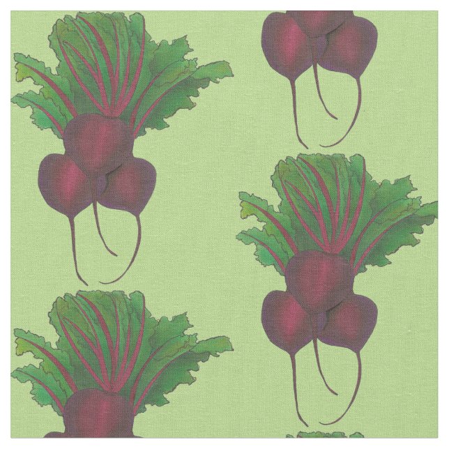 Tecido Cozinhar de Jardim Vegetal de Beterraba Vermelha,  (Detalhe)