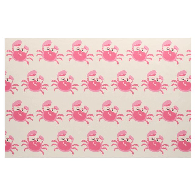 Tecido Crabby Crab Design (Fat Quarter)