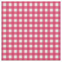 Cranberry Red Check Gingham for Home Canning Lids