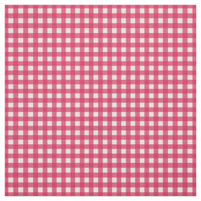 Tecido Cranberry Red Check Gingham for Home Canning Lids (Modelo)